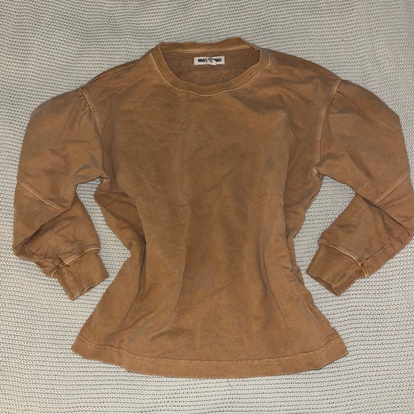 Madewell Seamed-Sleeve Sweatshirt Rivet Thread - Picture 2 of 4